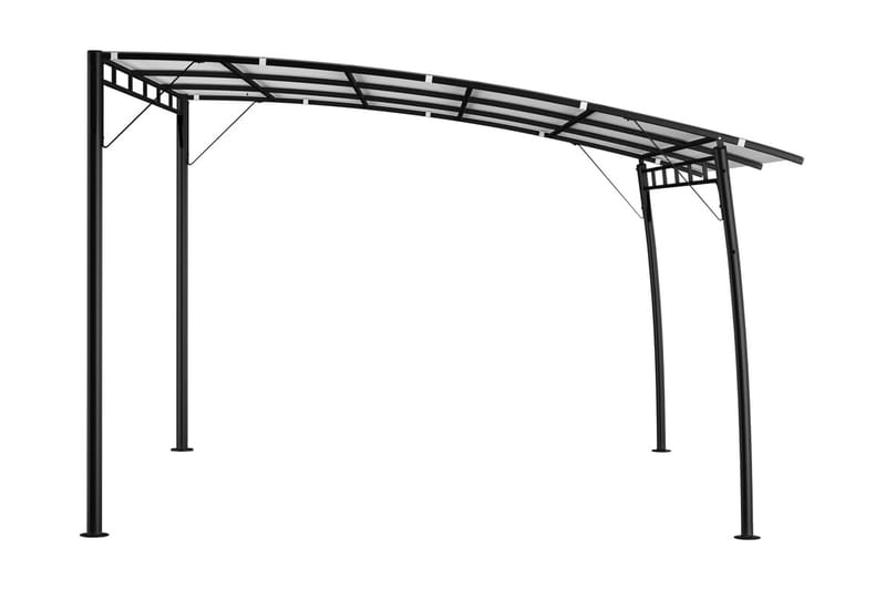 Puutarhan aurinkokatos 4x3x2,25 m kerma - Puutarhakalusteet - Aurinkosuoja - Paviljonki