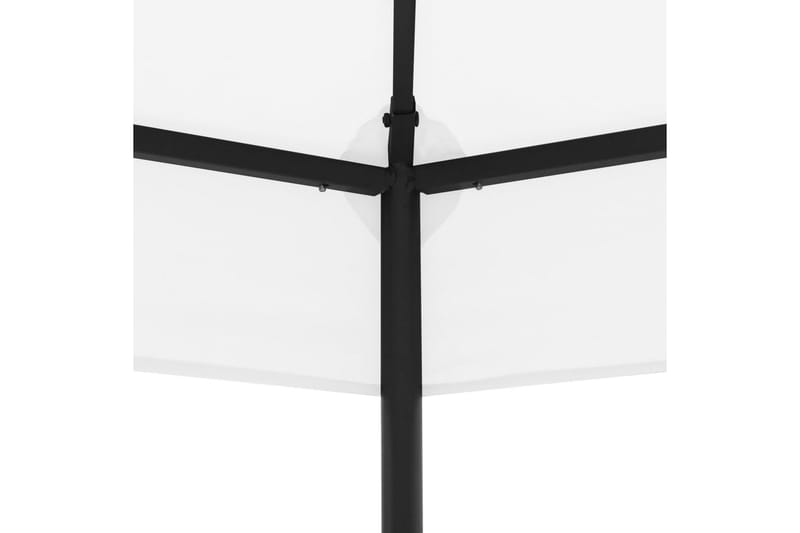 Puutarhan huvimaja 323x275x265 cm valkoinen 180 g/mÂ² - Valkoinen - Puutarhakalusteet - Aurinkosuoja - Paviljonki - Paviljonki katoksella