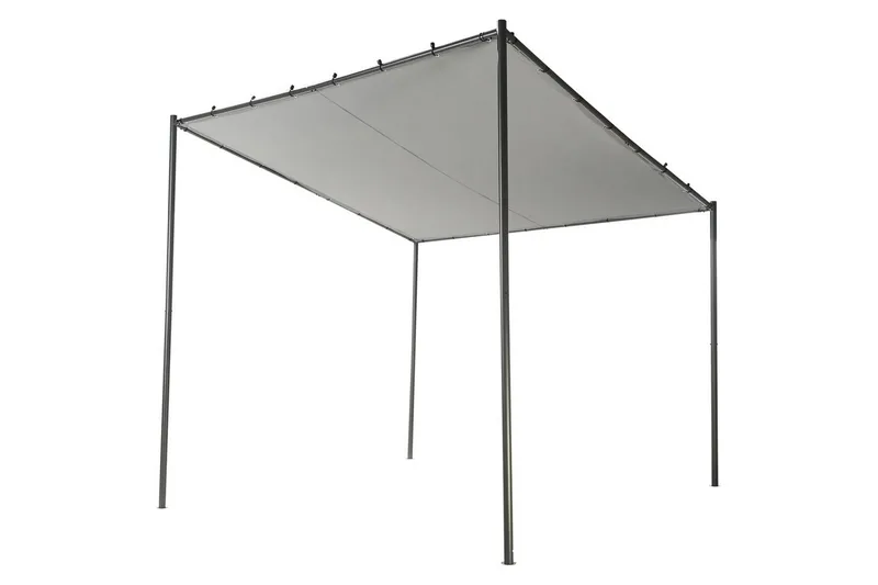 Puutarhapergola Vimino - Harmaa - Piha & ulkoaltaat - Grillaus - Grillitarvikkeet - Grilliteltta