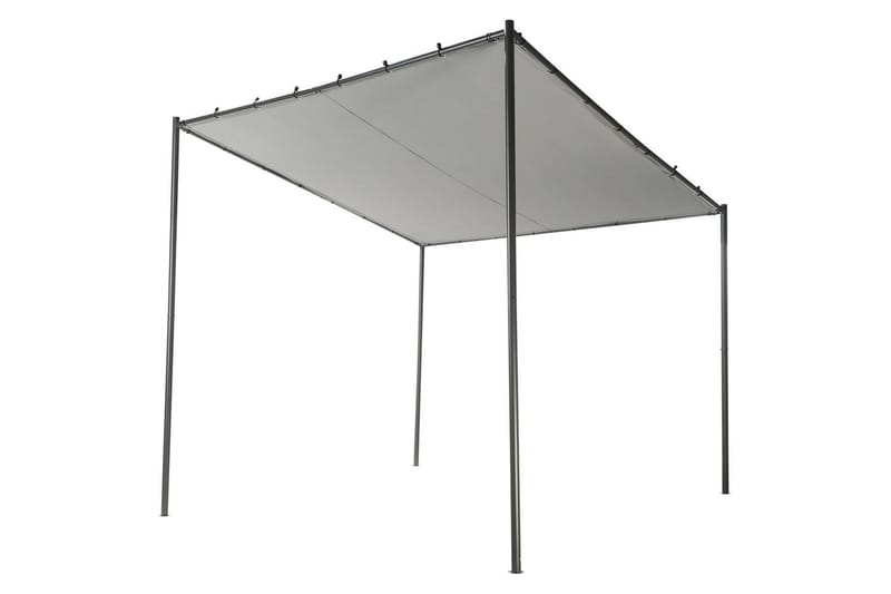 Puutarhapergola Vimino - Harmaa - Puutarhakalusteet - Aurinkosuoja - Paviljonki