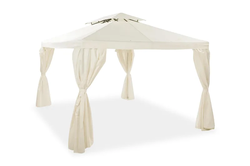 Seinät paviljonkiin Bermuda 3x4 m, Luonnonvalkoinen