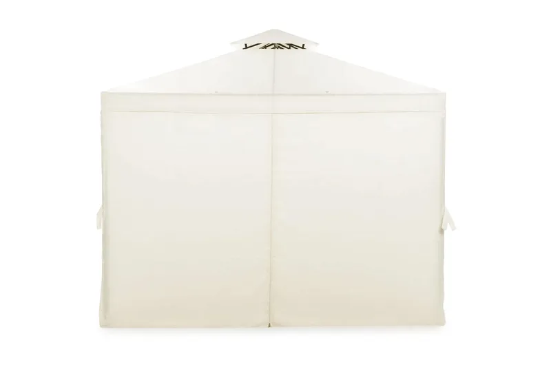 Seinät paviljonkiin Bermuda 3x4 m - Luonnonvalkoinen - Puutarhakalusteet - Aurinkosuoja - Paviljonki