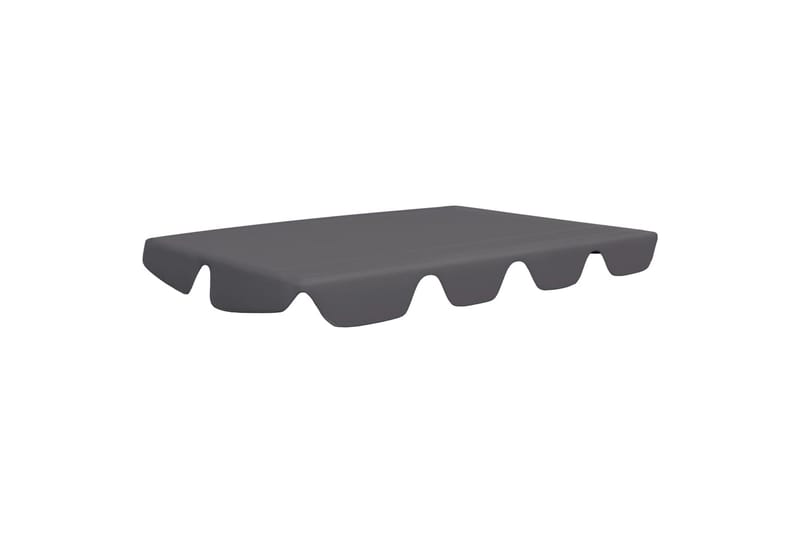 Vaihtokatos puutarhakeinuun antrasiitti 150/130x70/105 cm - Puutarhakalusteet - Aurinkosuoja - Paviljonki - Paviljongin katos