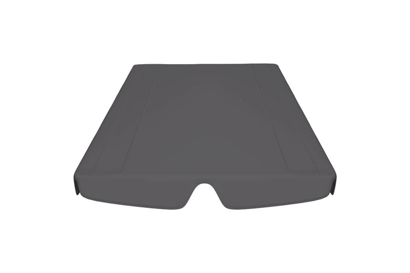 Vaihtokatos puutarhakeinuun antrasiitti 150/130x70/105 cm - Puutarhakalusteet - Aurinkosuoja - Paviljonki - Paviljongin katos