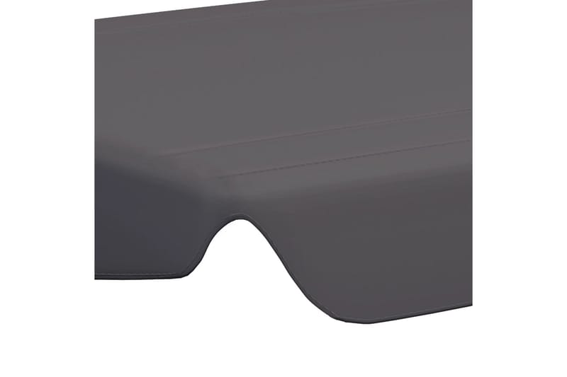 Vaihtokatos puutarhakeinuun antrasiitti 150/130x70/105 cm - Puutarhakalusteet - Aurinkosuoja - Paviljonki - Paviljongin katos