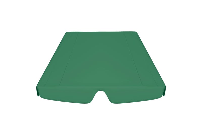 Vaihtokatos puutarhakeinuun vihreä 150/130x70/105 cm - Puutarhakalusteet - Aurinkosuoja - Paviljonki - Paviljongin katos