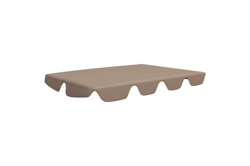 Vaihtokatos puutarhakeinuun harmaanruskea 150/130x70/105 cm - Puutarhakalusteet - Aurinkosuoja - Paviljonki - Paviljongin katos