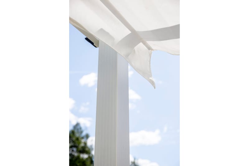 Pergola Lazio 348 cm - Valkoinen - Puutarhakalusteet - Aurinkosuoja - Pergola