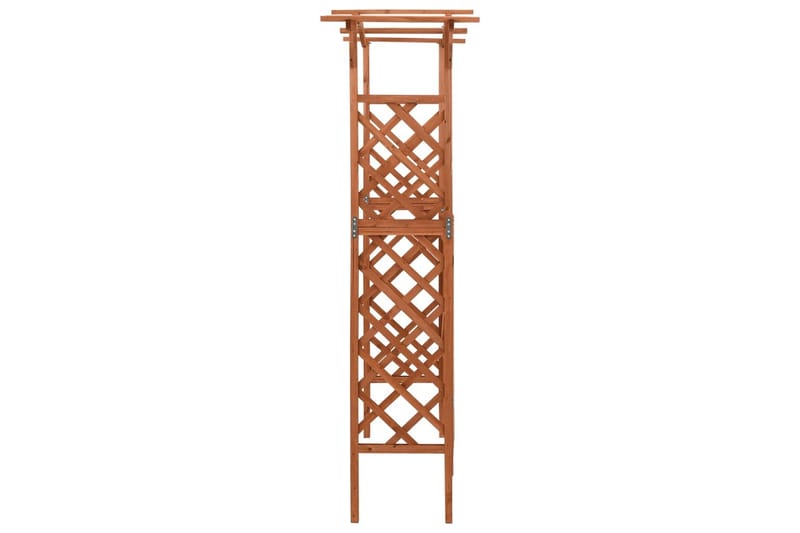 Pergola portilla 116x40x204 cm täysi kuusi - Ruskea - Puutarhakalusteet - Aurinkosuoja - Pergola