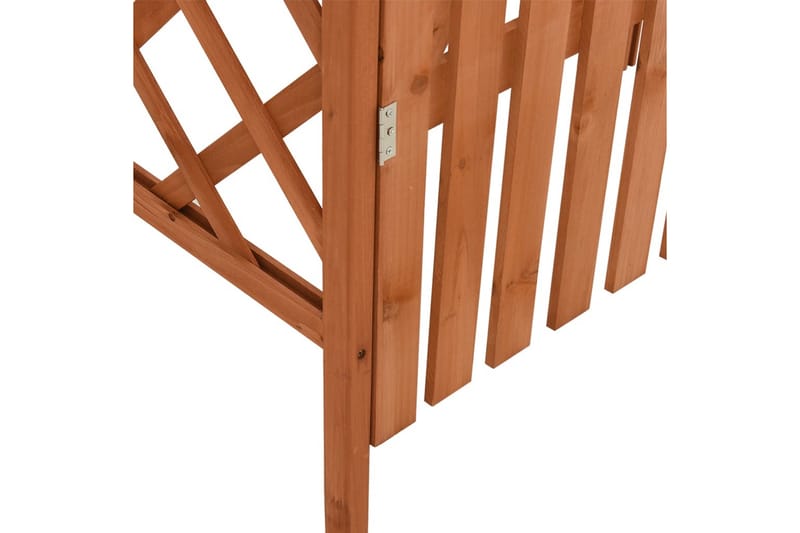 Pergola portilla 116x40x204 cm täysi kuusi - Ruskea - Puutarhakalusteet - Aurinkosuoja - Pergola