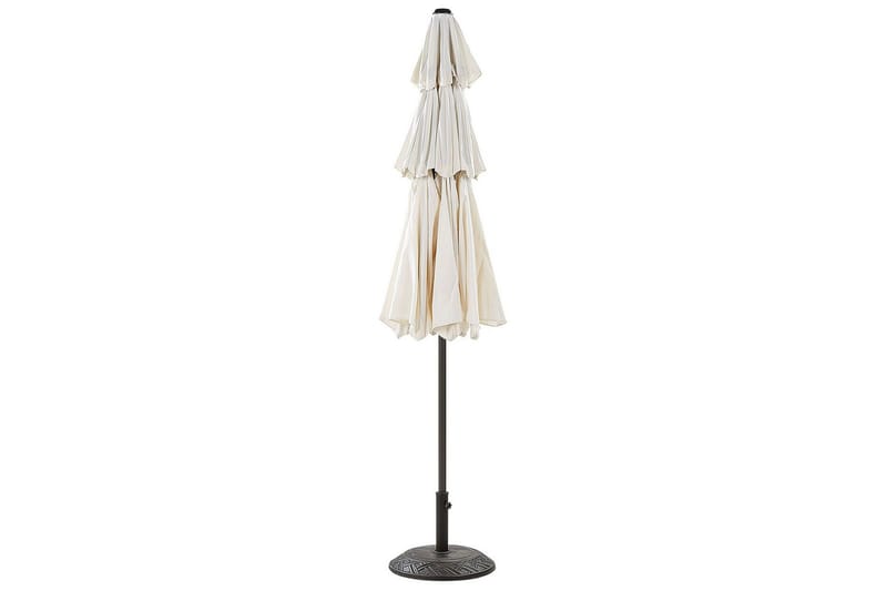 Roblin Aurinkovarjo 285x285 cm - Beige/Musta - Puutarhakalusteet - Aurinkosuoja - Aurinkovarjo