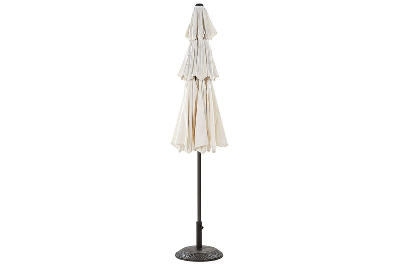 Roblin Aurinkovarjo 285x285 cm - Beige/Musta - Puutarhakalusteet - Aurinkosuoja - Aurinkovarjo