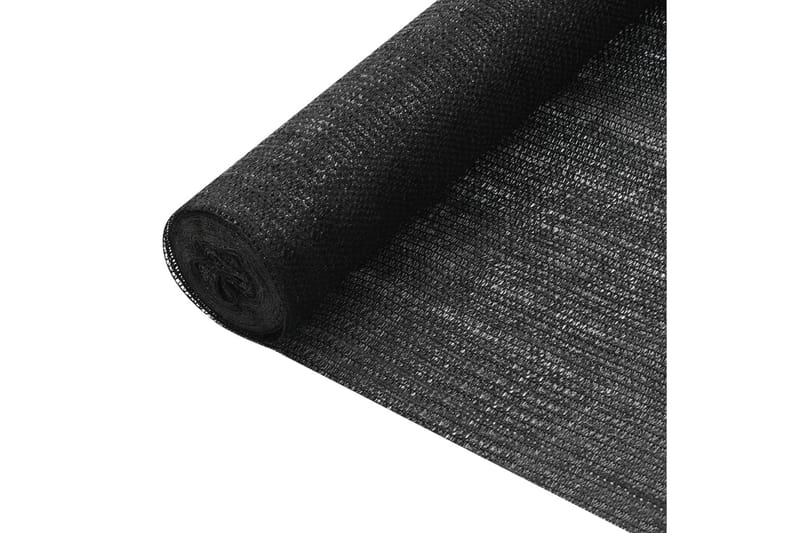 Näkösuoja musta 1,5x25 m HDPE 75 g/m² - Puutarhakalusteet - Aurinkosuoja - Sermit ja tuulisuojat