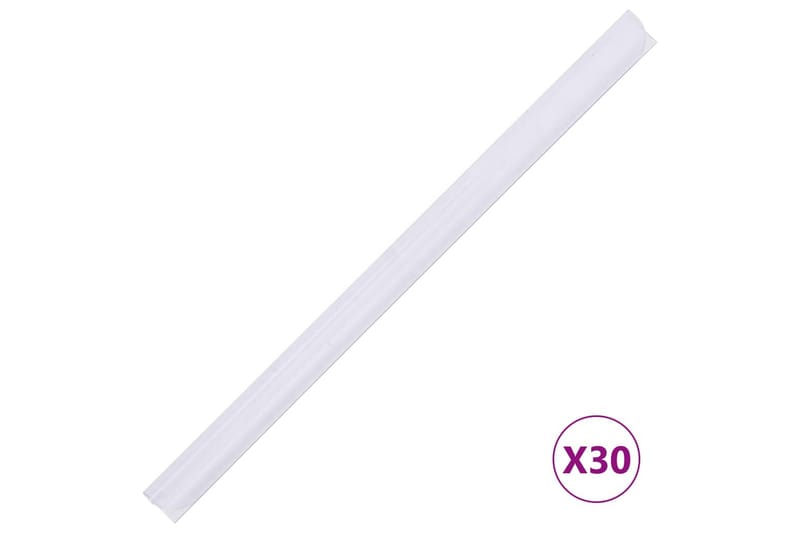 Puutarhan yksityisyyden suoja PVC 70x0,19 m valkoinen - Valkoinen - Puutarhakalusteet - Aurinkosuoja - Sermit ja tuulisuojat