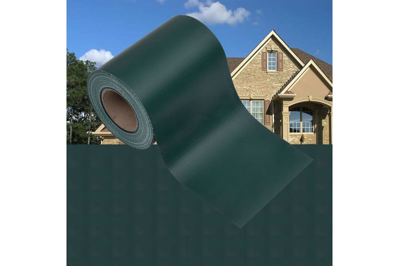 Puutarhan yksityisyyden suojat 4 kpl PVC 35x0,19m - Vihreä - Puutarhakalusteet - Aurinkosuoja - Sermit ja tuulisuojat