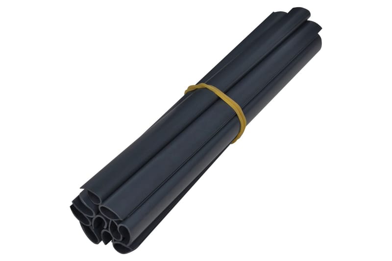 Puutarhan yksityisyyden suojat 4 kpl PVC 35x0,19m - Harmaa - Puutarhakalusteet - Aurinkosuoja - Sermit ja tuulisuojat