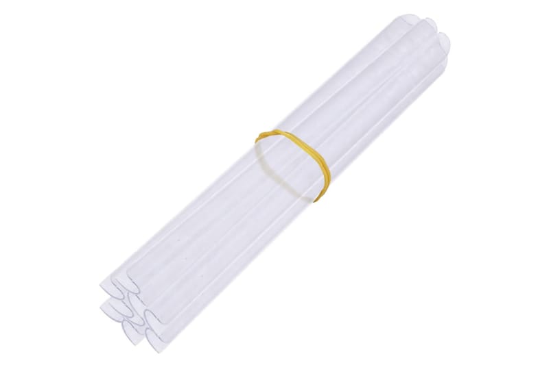 Puutarhan yksityisyyden suojat 4 kpl PVC 35x0,19 m valkoinen - Valkoinen - Puutarhakalusteet - Aurinkosuoja - Sermit ja tuulisuojat