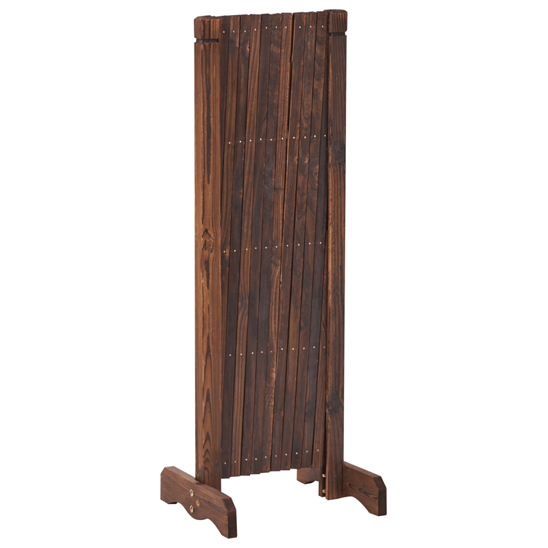 Puutarhasäleikkö Sciolze säädettävä - Ruskea - Puutarhakalusteet - Aurinkosuoja - Sermit ja tuulisuojat - Säleikkö