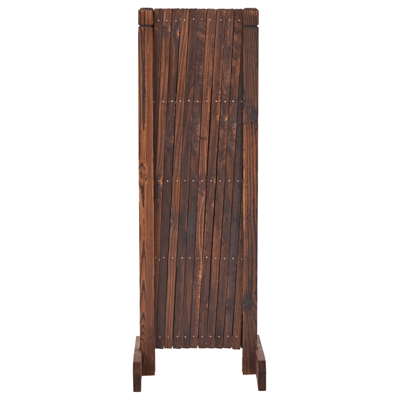 Puutarhasäleikkö Sciolze säädettävä - Ruskea - Puutarhakalusteet - Aurinkosuoja - Sermit ja tuulisuojat - Säleikkö