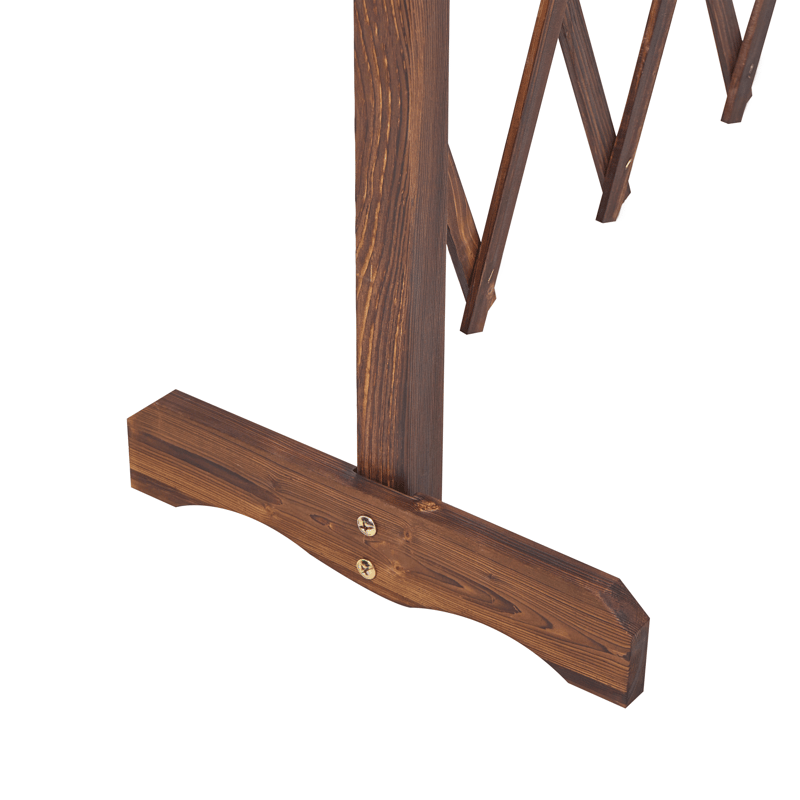 Puutarhasäleikkö Sciolze säädettävä - Ruskea - Puutarhakalusteet - Aurinkosuoja - Sermit ja tuulisuojat - Säleikkö