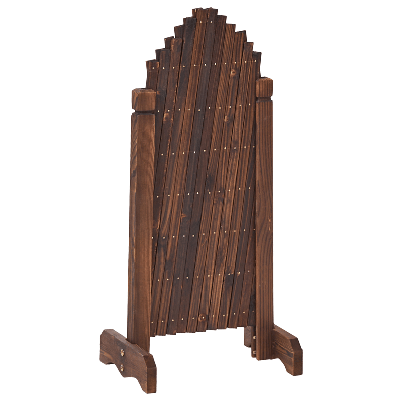 Puutarhasäleikkö Pavarolo säädettävä - Ruskea - Puutarhakalusteet - Aurinkosuoja - Sermit ja tuulisuojat - Säleikkö