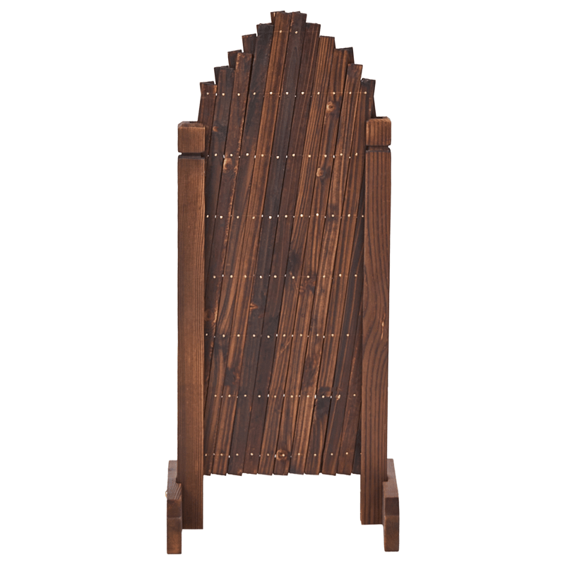 Puutarhasäleikkö Pavarolo säädettävä - Ruskea - Puutarhakalusteet - Aurinkosuoja - Sermit ja tuulisuojat - Säleikkö