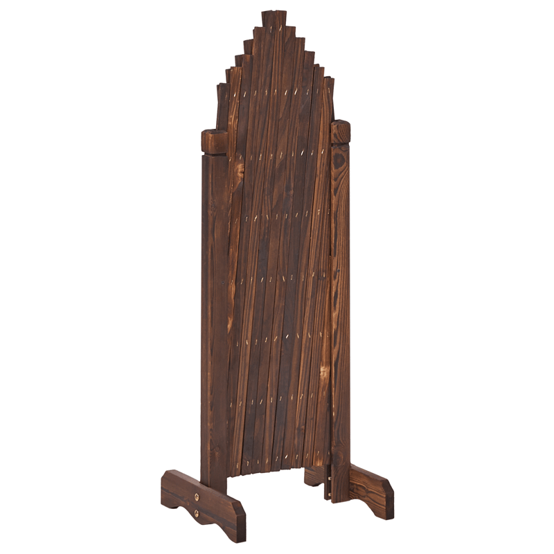 Puutarhasäleikkö Pavarolo säädettävä - Ruskea - Puutarhakalusteet - Aurinkosuoja - Sermit ja tuulisuojat - Säleikkö