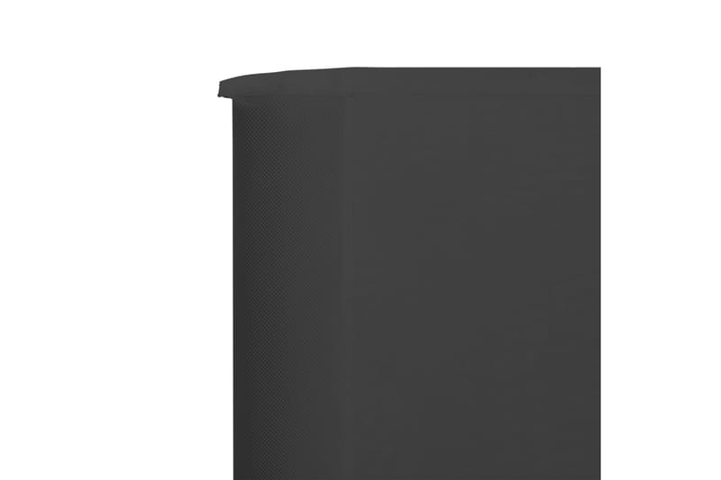 Tuulensuojakangas 3 paneelilla 400x80 cm antrasiitti - Antrasiitti - Puutarhakalusteet - Aurinkosuoja - Sermit ja tuulisuojat
