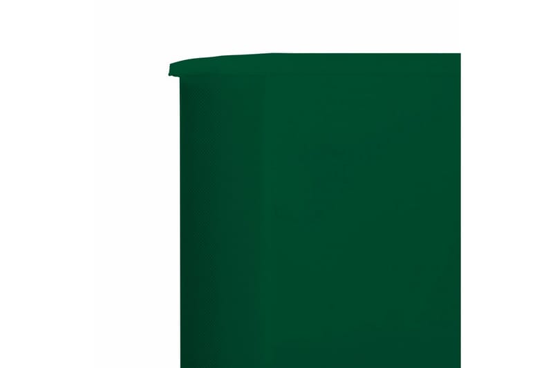 Tuulensuojakangas 3 paneelilla 400x160 cm vihreä - Vihreä - Puutarhakalusteet - Aurinkosuoja - Sermit ja tuulisuojat