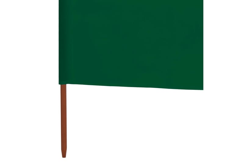 Tuulensuojakangas 3 paneelilla 400x160 cm vihreä - Vihreä - Puutarhakalusteet - Aurinkosuoja - Sermit ja tuulisuojat