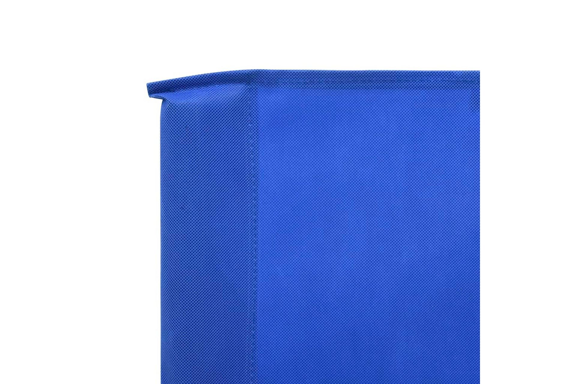 Tuulensuojakangas 3 paneelilla 400x80 cm taivaansininen - Sininen - Puutarhakalusteet - Aurinkosuoja - Sermit ja tuulisuojat