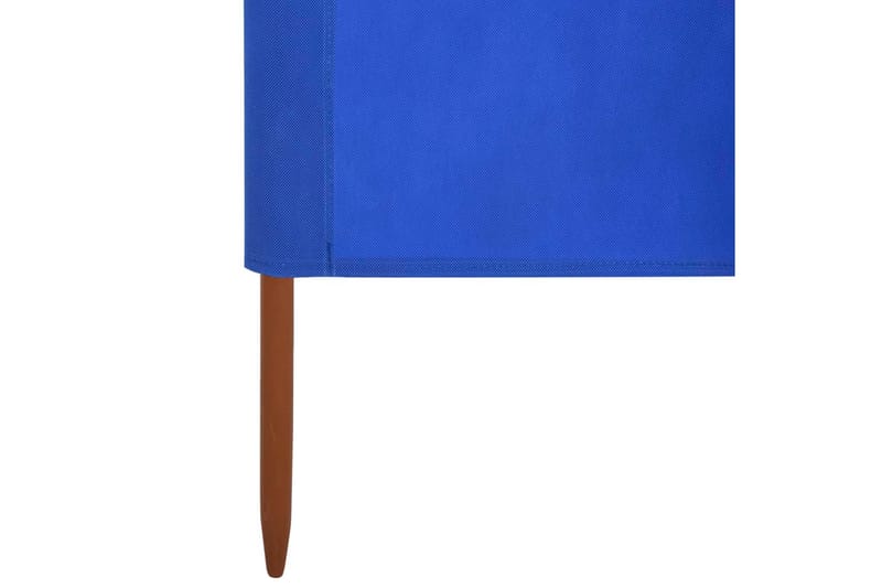 Tuulensuojakangas 3 paneelilla 400x80 cm taivaansininen - Sininen - Puutarhakalusteet - Aurinkosuoja - Sermit ja tuulisuojat