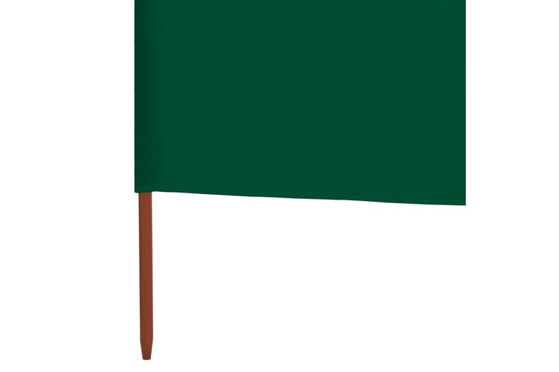 Tuulensuojakangas 3 paneelilla 400x80 cm vihreä - Vihreä - Puutarhakalusteet - Aurinkosuoja - Sermit ja tuulisuojat
