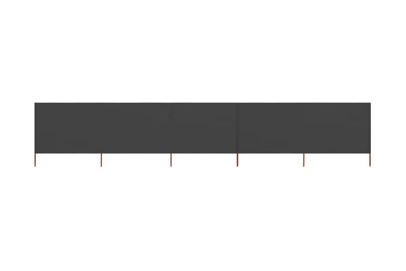 Tuulensuojakangas 5 paneelilla 600x80 cm antrasiitti - Antrasiitti - Puutarhakalusteet - Aurinkosuoja - Sermit ja tuulisuojat