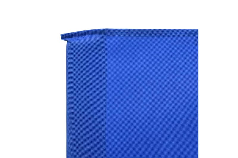 Tuulensuojakangas 5 paneelilla 600x120 cm taivaansininen - Sininen - Puutarhakalusteet - Aurinkosuoja - Sermit ja tuulisuojat