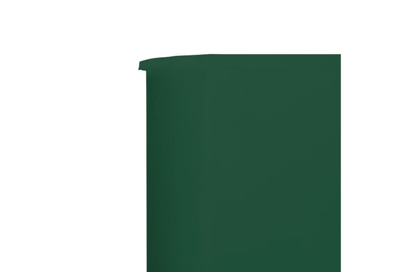 Tuulensuojakangas 6 paneelilla 800 x 80 cm vihreä - Vihreä - Puutarhakalusteet - Aurinkosuoja - Sermit ja tuulisuojat