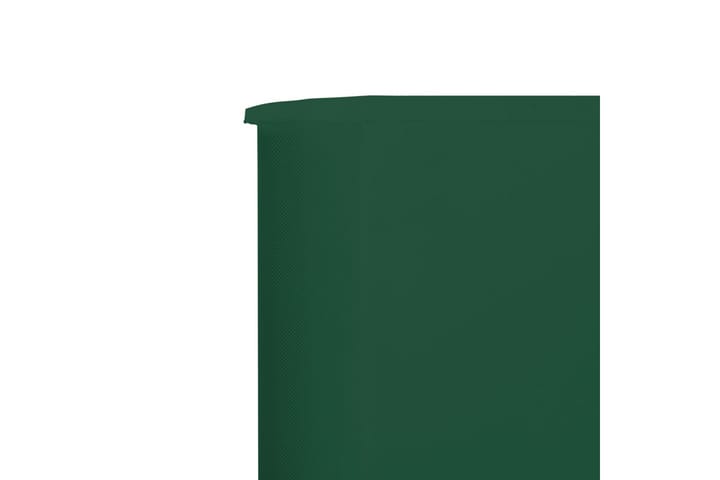Tuulensuojakangas 6 paneelilla 800 x 80 cm vihreä - Vihreä - Sermit ja tuulisuojat - Sermi