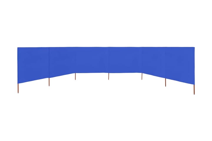 Tuulensuojakangas 6 paneelilla 800x160 cm taivaansininen - Sininen - Sermit ja tuulisuojat - Sermi
