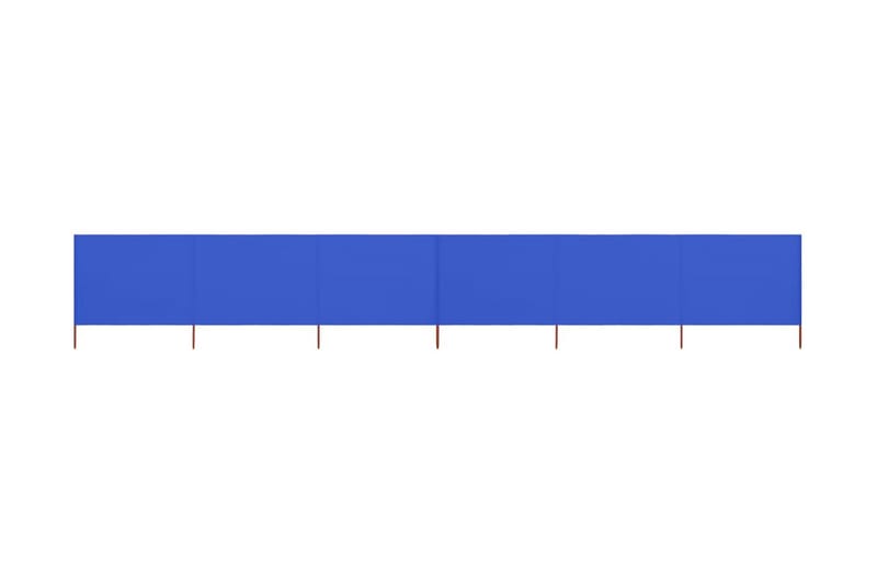 Tuulensuojakangas 6 paneelilla 800x80 cm taivaansininen - Sininen - Puutarhakalusteet - Aurinkosuoja - Sermit ja tuulisuojat