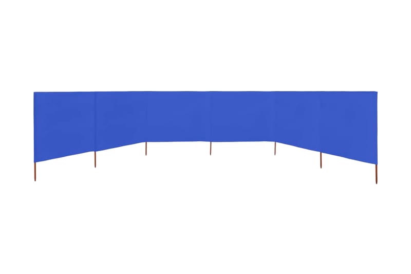 Tuulensuojakangas 6 paneelilla 800x120 cm taivaansininen - Sininen - Sermit ja tuulisuojat - Sermi