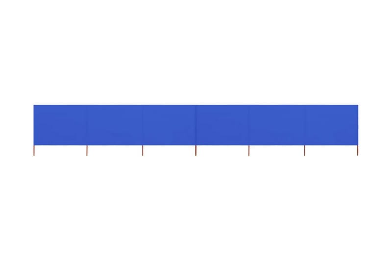 Tuulensuojakangas 6 paneelilla 800x120 cm taivaansininen - Sininen - Puutarhakalusteet - Aurinkosuoja - Sermit ja tuulisuojat