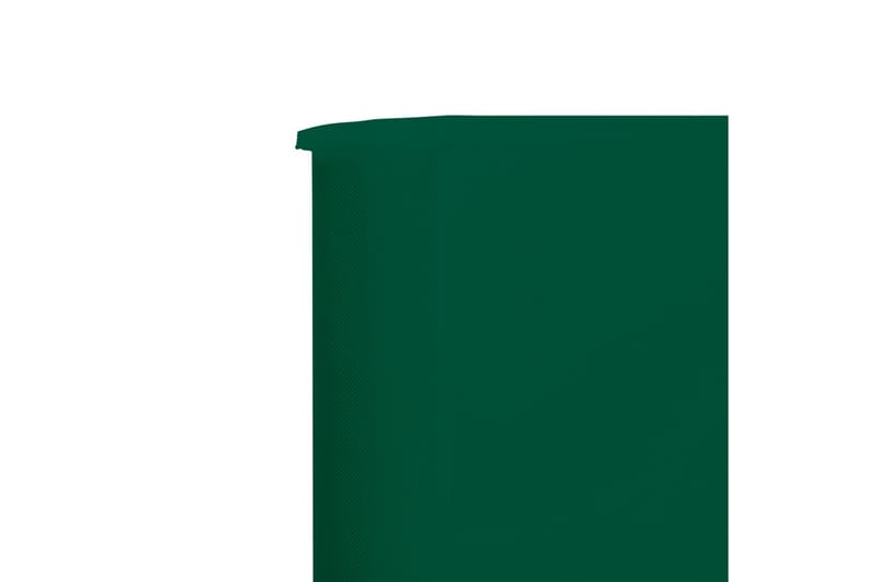 Tuulensuojakangas 9 paneelilla 1200x80 cm vihreä - Vihreä - Puutarhakalusteet - Aurinkosuoja - Sermit ja tuulisuojat