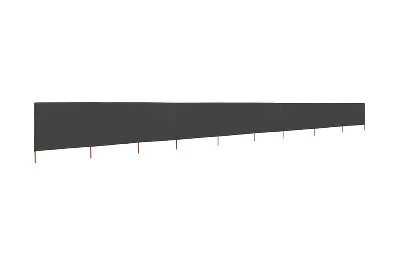 Tuulensuojakangas 9 paneelilla 1200x80 cm antrasiitti - Antrasiitti - Puutarhakalusteet - Aurinkosuoja - Sermit ja tuulisuojat