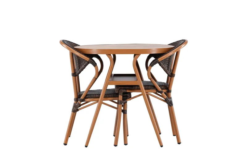 Parvekesetti Abrantes 2-istuttava, Ruskea