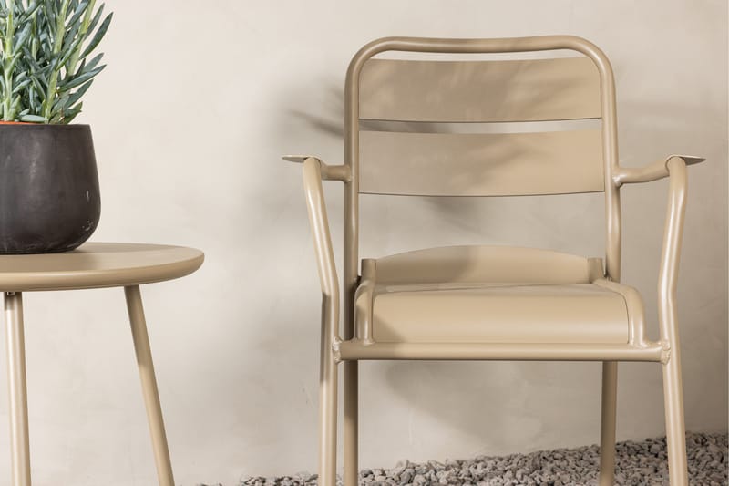 Parvekesetti Faro 2-istuttava - Beige - Puutarhakalusteet - Parveke - Parvekekalusteet - Parvekesetti