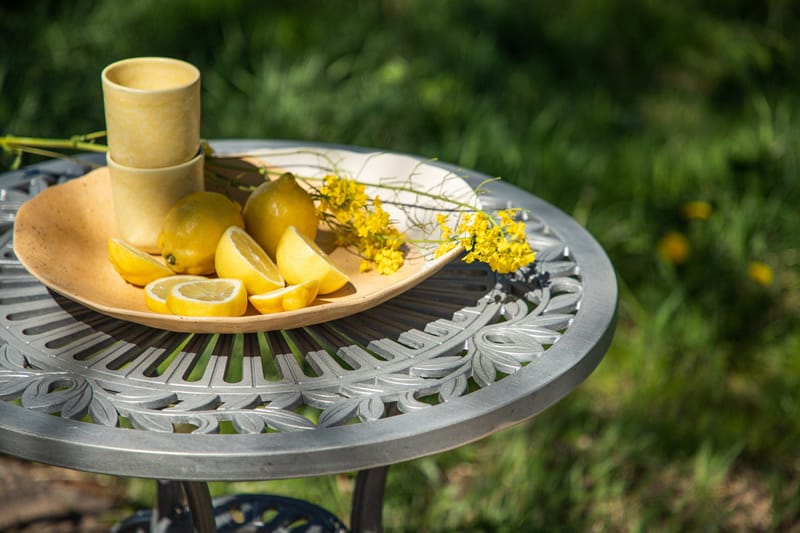 Parvekesetti Nandin 2-istuttava - Hopea - Puutarhakalusteet - Parveke - Parvekekalusteet - Parvekesetti