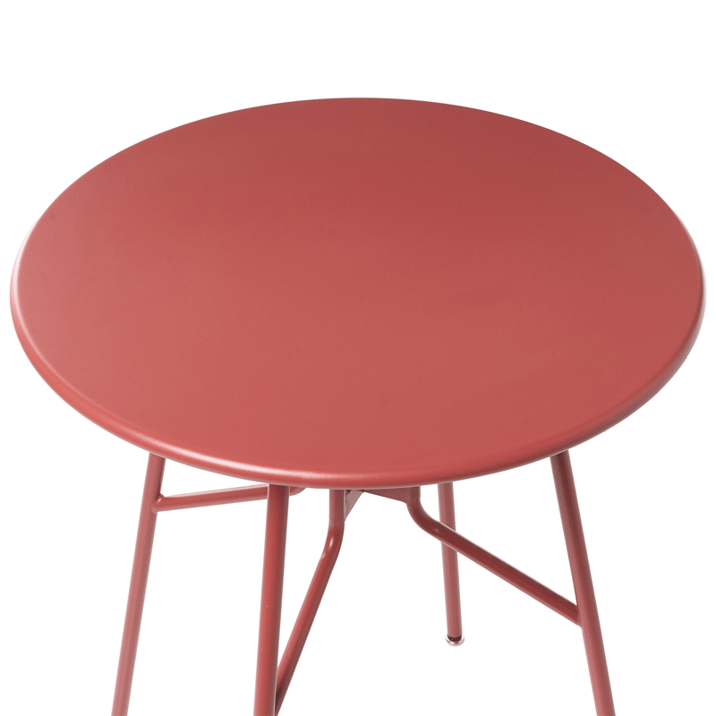 Bistropöytä ulos Taltal 64 cm - Punainen - Puutarhakalusteet - Parveke - Parvekekalusteet - Parvekepöytä