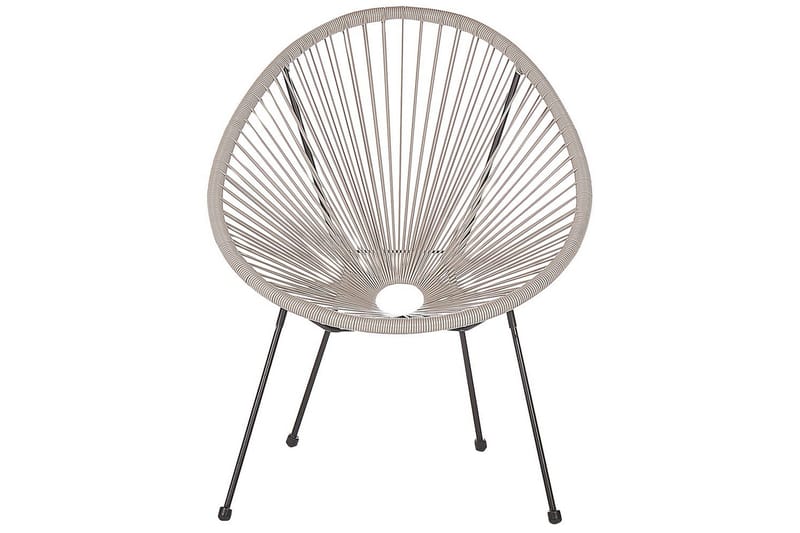 Cafeset Beliani Acapulco II Blå/Svart Light grey||Black - Puutarhakalusteet - Parveke - Parvekekalusteet - Parvekesetti