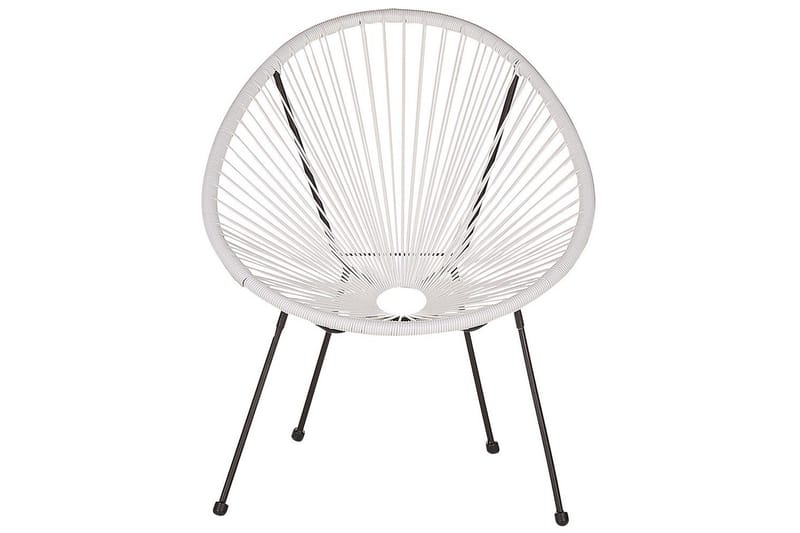 Cafeset Beliani Acapulco II Blå/Svart White||Black - Puutarhakalusteet - Parveke - Parvekekalusteet - Parvekesetti