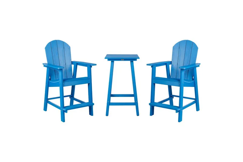 Cafeset Beliani Adirondack Blå blue, undefined